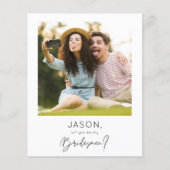 Begroting Onmiddellijke foto Mijn Bridesman-voorst (Voorkant)