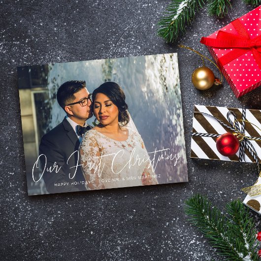 Begroting onze eerste kerstfotobrochure flyer