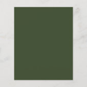 Begroting Oranje Citrus Greenery bespaart de Kaart (Achterkant)