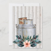 Begroting oude nationale melkbussen Boerderij Kaart (Achterkant)