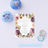 Begroting Paars en roze Vrijgezellenfeest V2 Groot Flyer (Enkel)