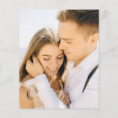 Begroting Paarse en witte orchidee (Achterkant)