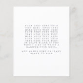 Begroting Paarse Floral Waterverf Weddenschap Hart (Achterkant)