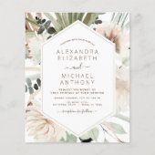 Begroting Pampas Grass Boho Eucalyptus Weddenschap (Voorkant)