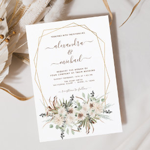 Begroting Pampas Grass Boho Eucalyptus Weddenschap