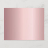 Begroting Quinceanera blush roze stoffering behalv (Achterkant)