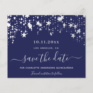 Begroting Quinceanera marvy blue white Save the Da
