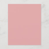 Begroting Religieuze Roze Floral Cross First Commu (Achterkant)