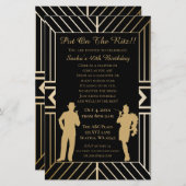 Begroting Roaring 20 gangster van het loopmeisje (Voorkant / Achterkant)