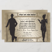 Begroting Roaring 20 gangster van het loopmeisje (Voorkant / Achterkant)