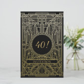 Begroting Roaring 20s art Geweldig (Staand voorkant)