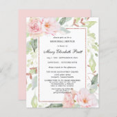 Begroting Roos - Uitnodiging tot herdenking (Voorkant / Achterkant)