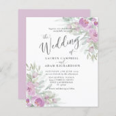 Begroting Roze bruiloft (Voorkant / Achterkant)