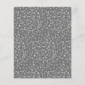 Begroting Rustic 25th Jubileum Hearts Invitation (Achterkant)