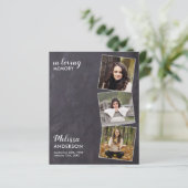 Begroting Rustic Celebration of Life 3 Foto Memori (Staand voorkant)