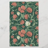 Begroting Rustic Green Floral Wedding Invitation (Achterkant)