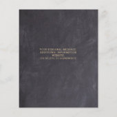 Begroting Rustic Greenery Leaves Wedding Invitatio (Achterkant)