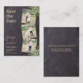 Begroting Rustic Greenery Wedding Save the Date Notitiekaartje (Voorkant / Achterkant)