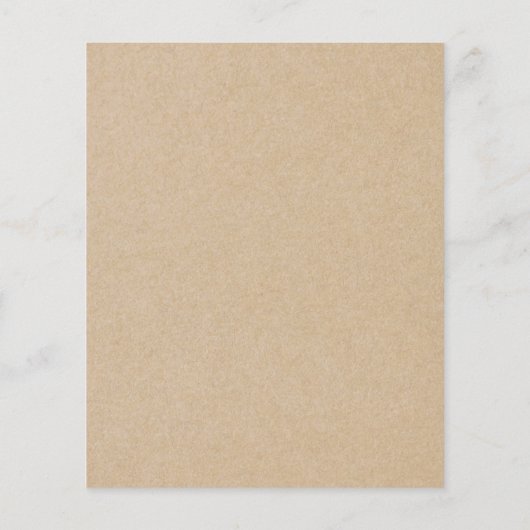 Begroting Rustic Hand-getekende Mountains & Trees (Achterkant)