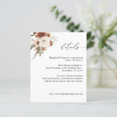 Begroting Rustisch Neutral Boho Floral (Staand voorkant)