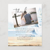 BEGROTING Sneeuwbergen Winter Meer Bomen (Voorkant)