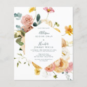 Begroting sparen de Datum Flyer (Voorkant)