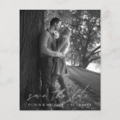 Begroting sparen de Datum Handgeschreven de Foto v Flyer (Voorkant)