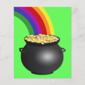 Begroting St Patrick's Day Leprechaun, Pot Gold Pa (Achterkant)