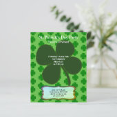 Begroting St Patrick's Day Party 4 Leaf Clover Pap (Staand voorkant)
