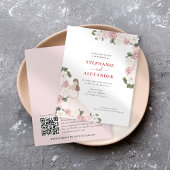 Begroting Stusty Pink Florals Bride Motif