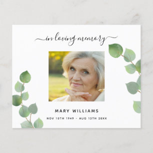 Begroting Sympathie Eucalyptus witte foto bedankt