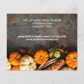 Begroting Thanksgiving - Dinner Pumpkins Flyer (Achterkant)