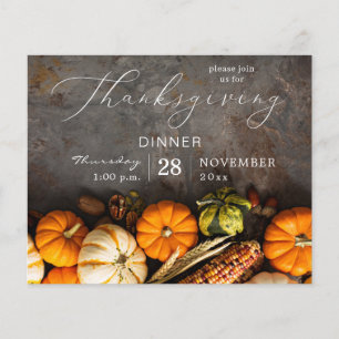 Begroting Thanksgiving - Dinner Pumpkins Flyer