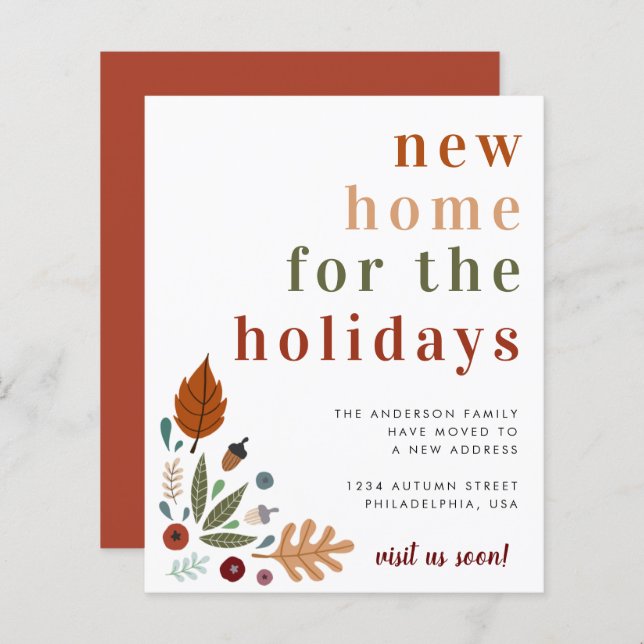 Begroting Thanksgiving Nieuwe startaankondiging (Voorkant / Achterkant)