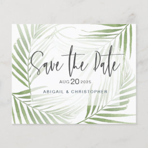 Begroting Tropical Foliage Sage Green Save the Dat