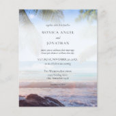 Begroting Tropische Beach Palm Wedding (Voorkant)