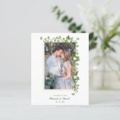 Begroting Tropische Branches & White Flowers Weddi (Staand voorkant)