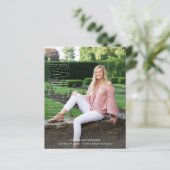 Begroting twee Afstuderen aankondiging van het typ (Staand voorkant)