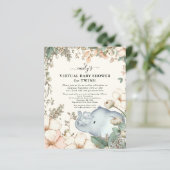 Begroting Uitgebreide Virtual Baby shower Twins no (Staand voorkant)