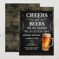 Begroting van de 50e Birthday Party voor kaas en b