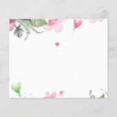 Begroting, verjaardagsbloem Sla de datum op (Achterkant)