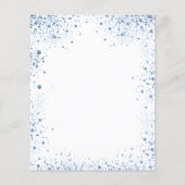 Begroting voor het christenen blauw-witte uitnodig (Achterkant)