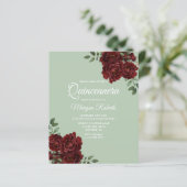 Begroting voor Sage & Red Rose Quinceanera (Staand voorkant)