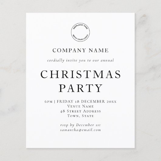 Begroting voor zwarte kerstfeestdag (Voorkant)