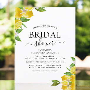 Begroting Vrijgezellenfeest Citrus uitnodigingen