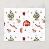 Begroting Vroege Kerst & Stocking Foto Flyer (Achterkant)