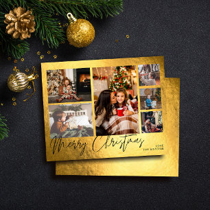 Begroting Vroege kerstfeestjes Gold Foil Multi Pho