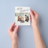 Begroting Vroege Kerstmis Moderne Minimale Foto 20 Flyer (Hand)