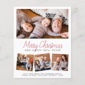 Begroting Vrolijk Kerstfeest en Happy Nieuwjaar 4  (Voorkant)