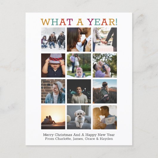 BEGROTING Wat een jaar voor Kerstmis in Review (Voorkant)